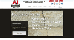 Desktop Screenshot of a1concrete-leveling.com