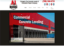 Tablet Screenshot of a1concrete-leveling.com